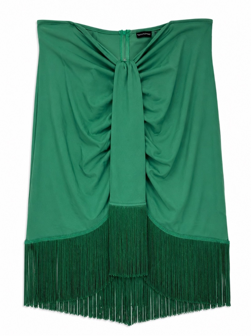 PrettyLittleThing • Green • Tassel • Fringe • Midi Skirt • Size 20